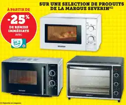 Hyper U Sur une selection de produits de la marque severin offre