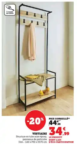 Hyper U Vestiaire offre