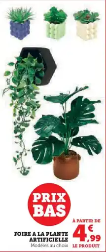 Hyper U Foire a la plante artificielle offre