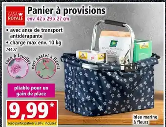 Norma CASA ROYALE Panier à provisions offre