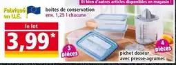 Norma boîtes de conservation offre
