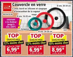 Norma CASA ROYALE Couvercle en verre offre
