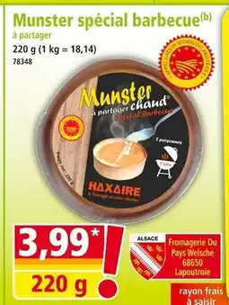 Norma Haxaire Munster spécial barbecue offre