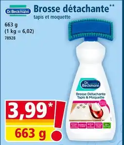 Norma DR.BECKMANN Brosse détachante tapis et moquette offre