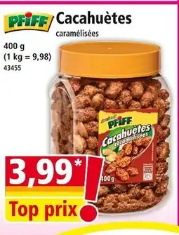 Norma PFIFF Cacahuètes caramélisées offre