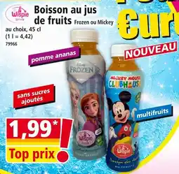 Norma WISPIE Boisson au jus de fruits frozen ou mickey offre