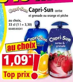 Norma Capri-Sun Cerise et grenade offre