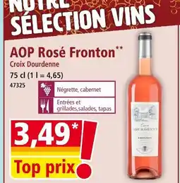 Norma Croix Dourdenne AOP Rosé Fronton offre