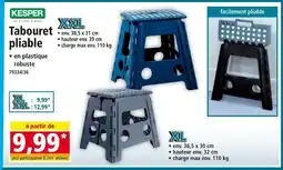 Norma KESPER Tabouret pliable XXL offre