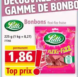 Norma LUTTI Bonbons flexi-fizz fraise offre