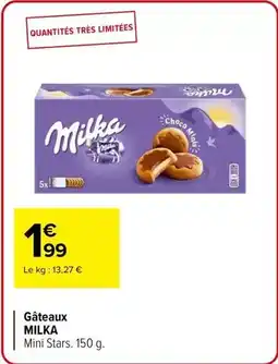 Carrefour Drive Milka - gâteaux offre