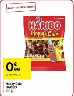 Carrefour Drive Haribo - happy cola offre