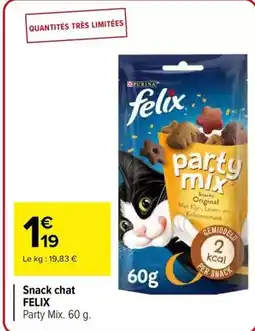 Carrefour Drive Felix - snack chat offre