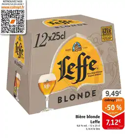Colruyt LEFFE Bière blonde offre