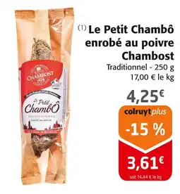 Colruyt Chambost Le Petit Chambô enrobé au poivre offre