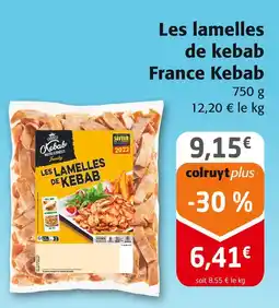 Colruyt France Kebab Les lamelles de kebab offre