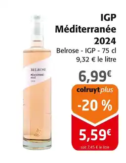 Colruyt Belrose IGP Méditerranée 2024 offre