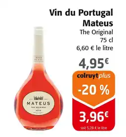Colruyt Mateus Vin du Portugal offre