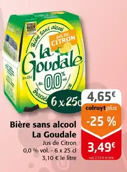 Colruyt La Goudale Bière sans alcool offre