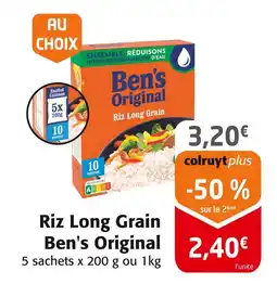 Colruyt Ben's Original Riz long grain offre