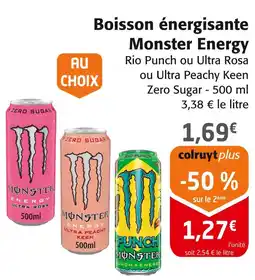 Colruyt Monster Energy Boisson énergisante offre