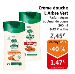 Colruyt L'Arbre Vert Crème douche offre