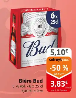 Colruyt Bud Bière offre