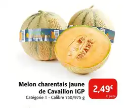 Colruyt Melon charentais jaune de Cavaillon IGP offre