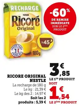 U Express Nestlé Ricoré Original offre