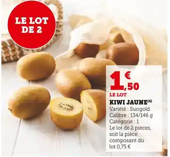 U Express KIWI JAUNE offre