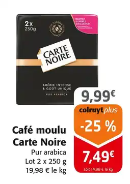 Colruyt Carte Noire Café moulu offre
