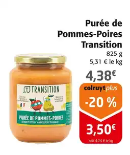 Colruyt Transition Purée de Pommes-Poires offre