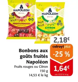 Colruyt Napoléon Bonbons aux goûts fruités offre