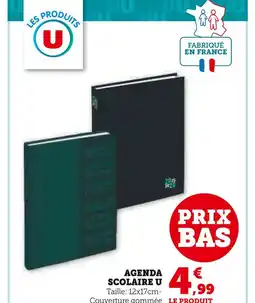 Hyper U U Agenda scolaire offre