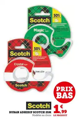Hyper U Scotch RUBAN ADHESIF SCOTCH 25M offre