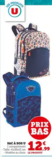 Hyper U U Sac à dos offre
