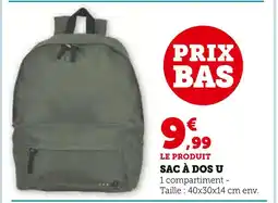 Hyper U U Sac à dos offre