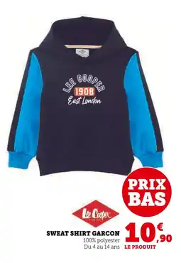 Hyper U Lee Cooper Sweat Shirt Garçon offre