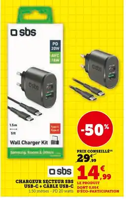 Hyper U SBS Wall Charger Kit offre
