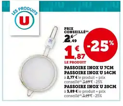 Hyper U U Passoire inox offre