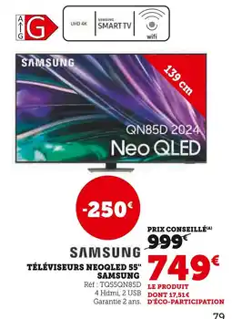 Hyper U Samsung Téléviseurs NeoQLED 55 offre