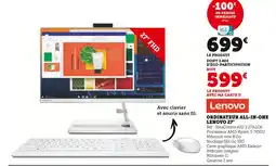Hyper U LENOVO 27 Ordinateur all-in-one offre