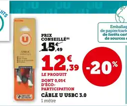 Hyper U U Câble USBC 3.0 offre