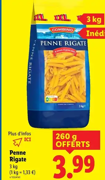 Lidl COMBINO Penne Rigate offre