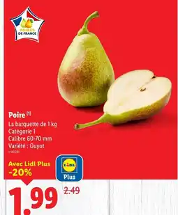 Lidl Poire offre