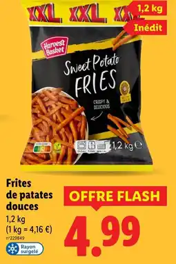 Lidl Harvest Basket Frites de patates douces offre