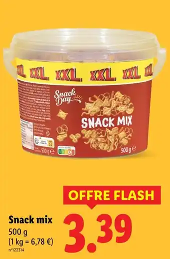 Lidl Snack Day Snack mix offre
