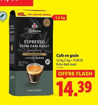 Lidl Café en grain offre