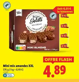 Lidl Bon Gelati Mini mix amandes XXL offre