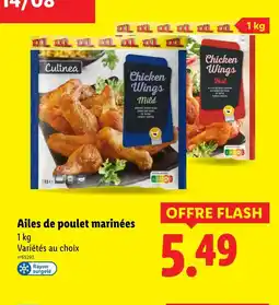 Lidl CULINEA Ailes de poulet marinées offre